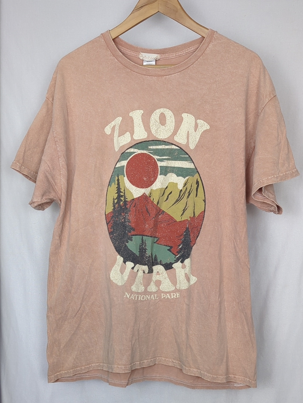 ALTAR'D STATE Zion Utah National Park Retro Graphic Tee Large/XL